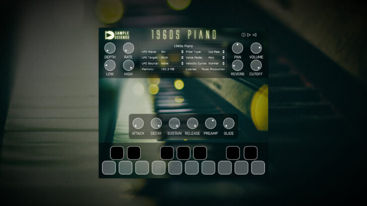 1960s Piano by SampleScience