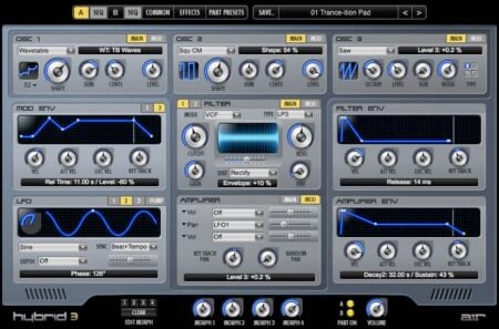 Get AIR Hybrid 3 Virtual Synthesizer For $1 @ Pluginboutique