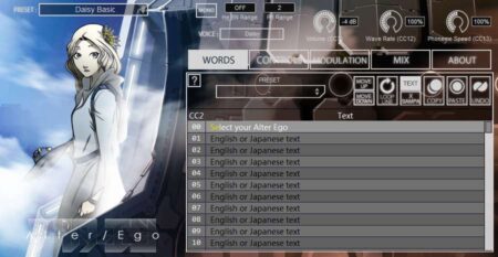 Alter/Ego is a FREE singing synthesizer by Plogue!