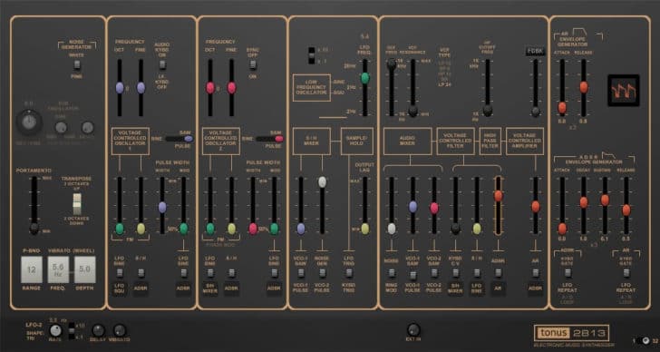 Free Arp Odyssey Emulation VST Plugin by Kevin Brown
