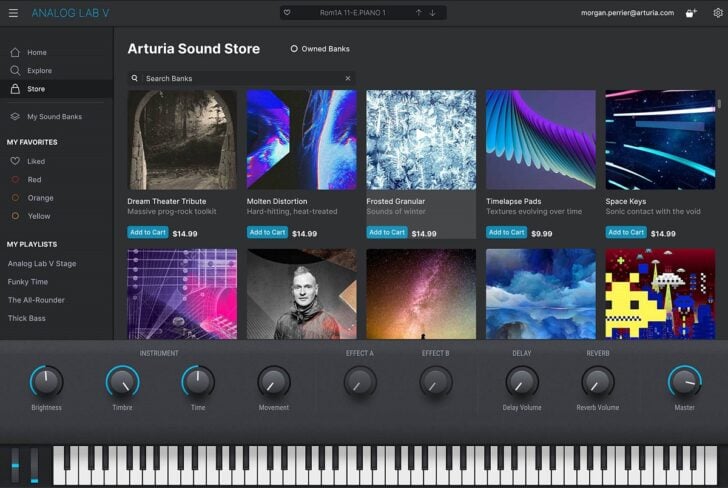 Arturia introduces Analog Lab Play: A FREE version of the production-standard plugin.