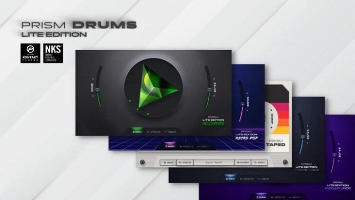 AVA Music Group Releases FREE PRISM Drums Lite For Kontakt Player