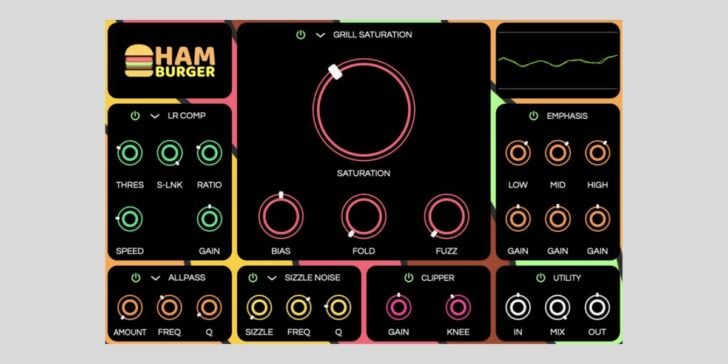Aviary Audio’s Hamburger is a delicious distortion plugin, currently in free alpha
