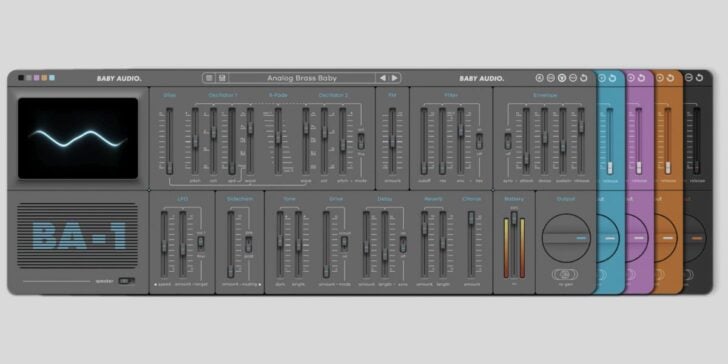 Baby Audio BA-1 analog-modelled synth plugin is 51% off until March 30