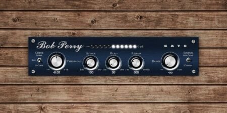 Bob Perry Gate free VST3 noise gate by Bob Perry Audio.