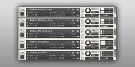 Da Real 110 - Free BOSS DR-110 drum machine samples by Synth-In.