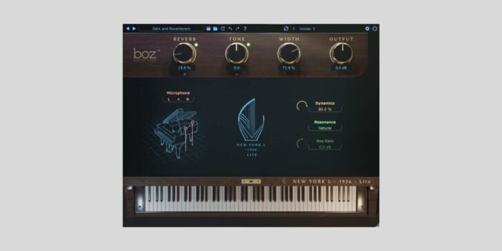 Boz Digital Labs New York L 1991 Lite Piano