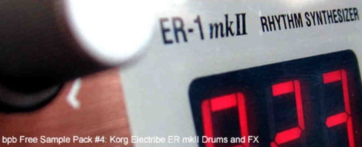 Korg Electribe ER-1 mkII Drum Sample Pack (Free Download)