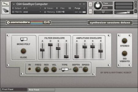 BPB Presents Commodore 64 Synthesizer Sessions DELUXE (FREE Sample Pack)