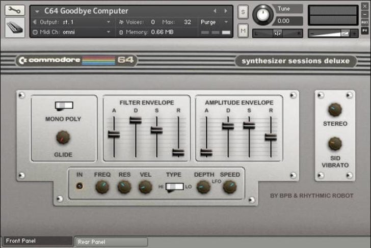 BPB Presents Commodore 64 Synthesizer Sessions DELUXE (FREE Sample Pack)