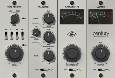 FREE UAD Century Tube Channel Strip