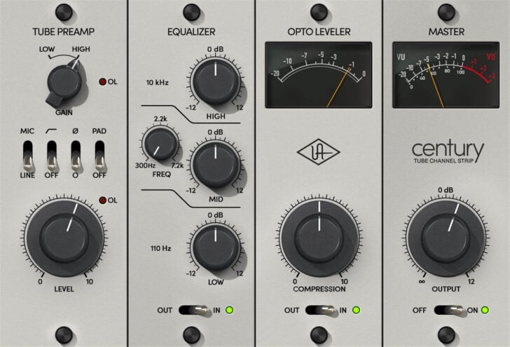 FREE UAD Century Tube Channel Strip