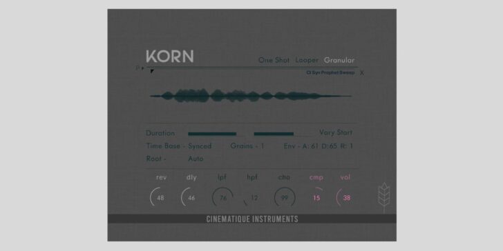 Korn Is A Free Granular Kontakt Instrument By Cinematique Instruments