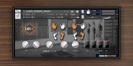 Claps-Stomps-Snaps free Kontakt instrument by Loops de la Creme.