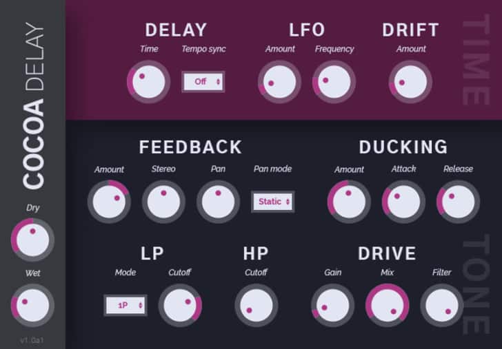 Free Cocoa Delay VST Plugin Released By Tesselode