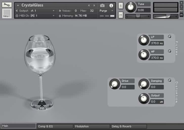 Free Crystal Glass Sound Library By Andreas T. (Kontakt + WAV)
