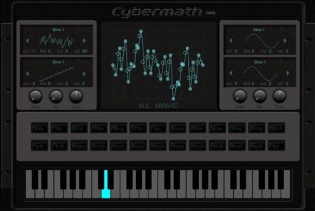 Cybermath is a free wavetable synthesizer VSTi plugin.