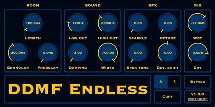 DDMF Releases FREE Endless Reverb Plugin