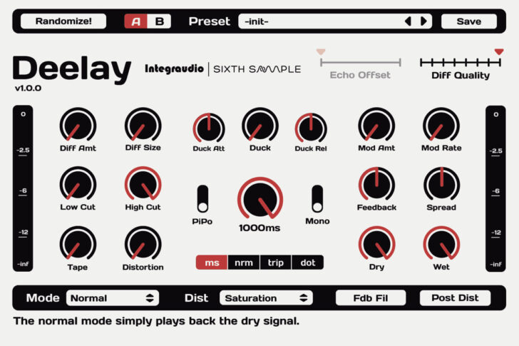 Deelay by Sixth Sample