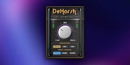DeHarsh free sound enhancer VST plugin.