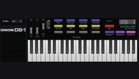 Dixon Beats releases DB1, a FREE Casio SK-1 emulation for macOS and Windows