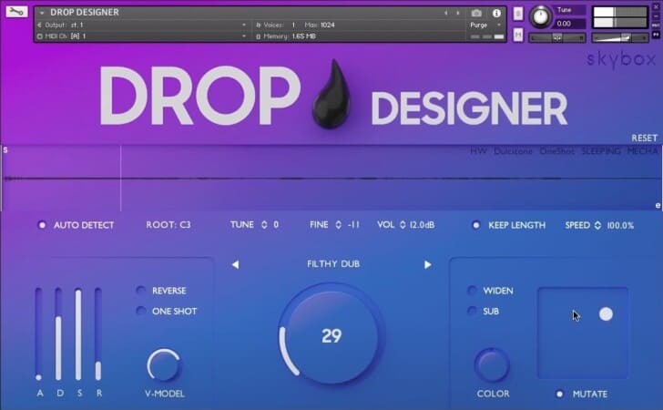 Drop Designer for NI Kontakt