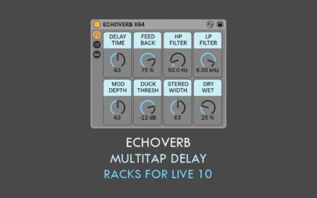 Free EchoVerb Multi-Tap Delay For Ableton Live By Sound Author