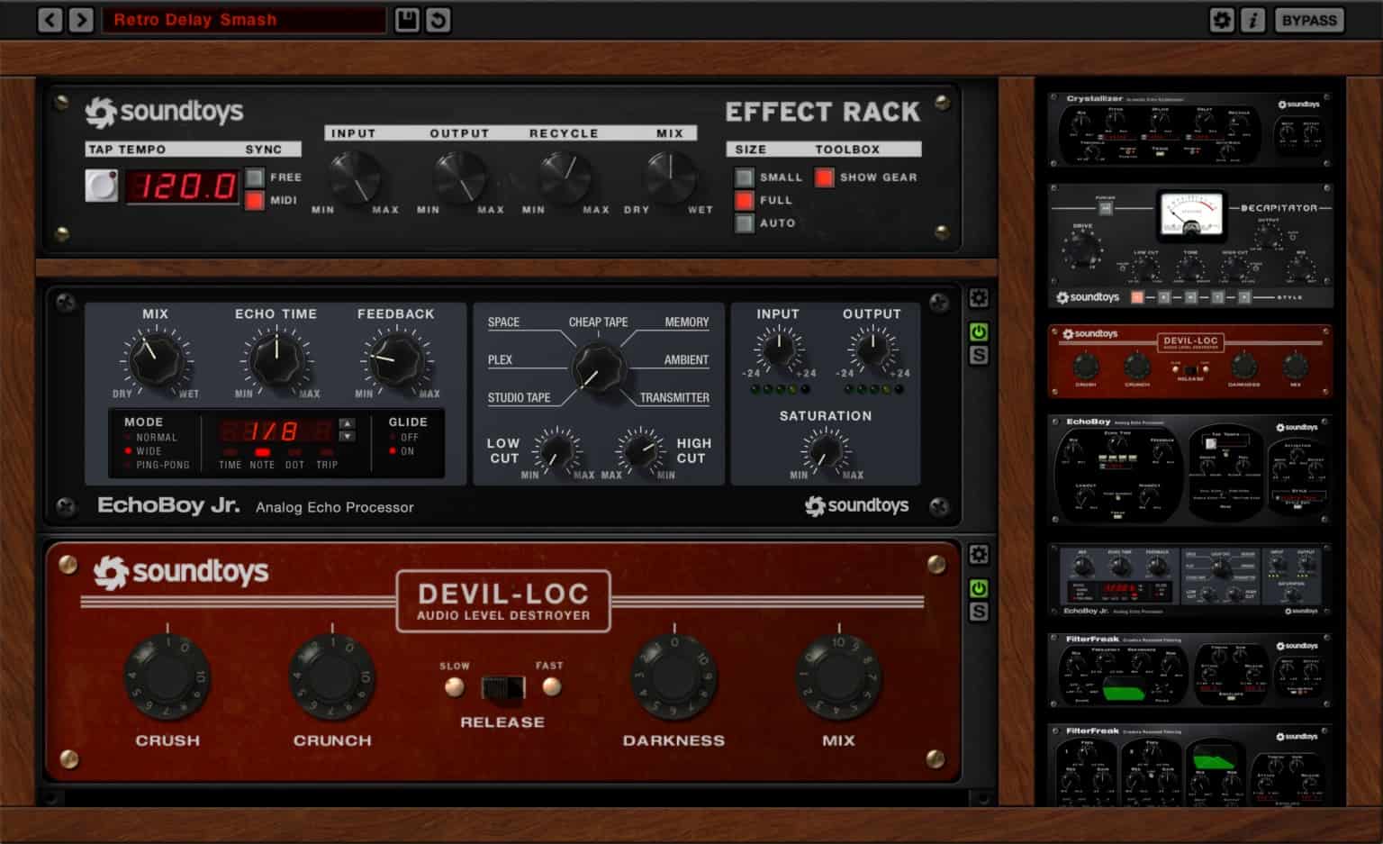 Effect Rack by Soundtoys