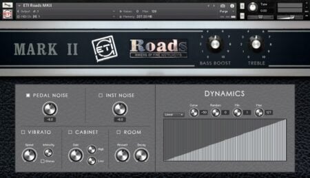 ETI Roads is a FREE vintage electric piano library for Kontakt