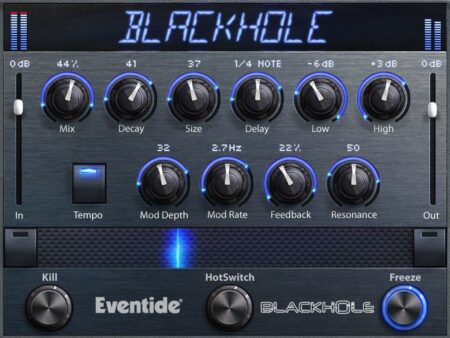 Blackhole reverb effect by Eventide (review).