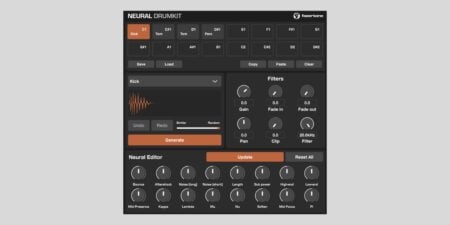 Get Fazertone's AI-powered Neural Drumkit Lite FREE for macOS and Windows