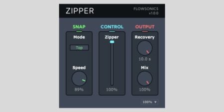 Flowsonics Releases Zipper, A FREE Delay Plugin