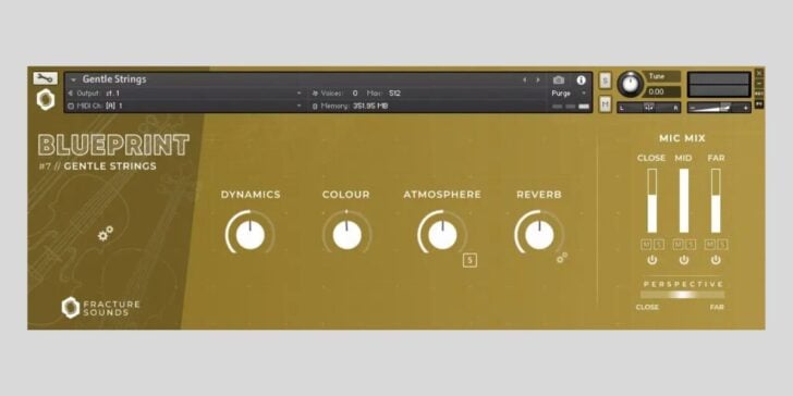 Fracture Sounds Drops Free Gentle Strings Chamber Ensemble Library for Kontakt Player
