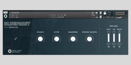 Fracture Sounds’ Blueprint: Drum Kit is a FREE versatile instrument for Kontakt Player