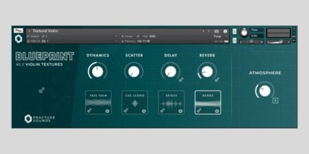 Fracture Sounds Releases Blueprint: Textural Violin, A FREE Kontakt Player Library