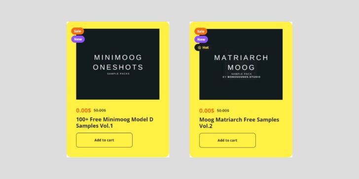 Free Moog Samples