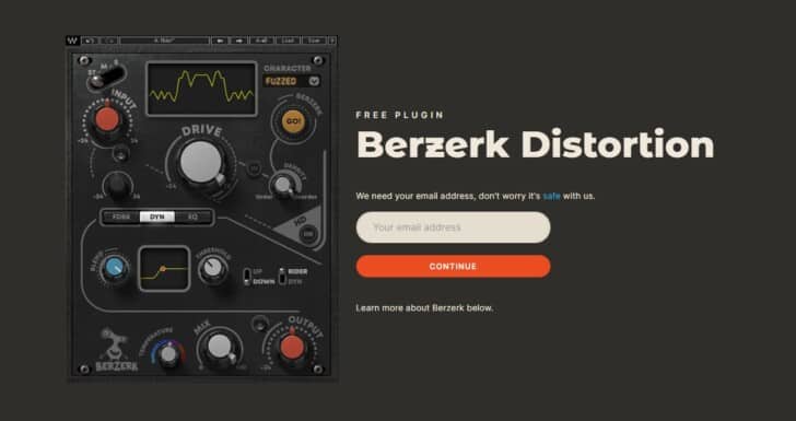 Waves Berzerk FREE @ Reason Studios