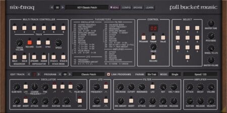 Full Bucket Music releases Six-Traq, a free Sequential Circuits Six Trak emulation for macOS and Windows