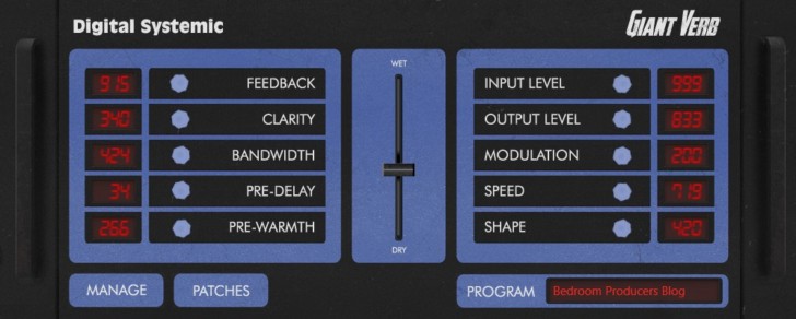 Giant Verb by Digital Systemic Emulations