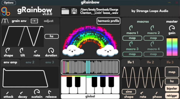 gRainbow Granular Synthesizer