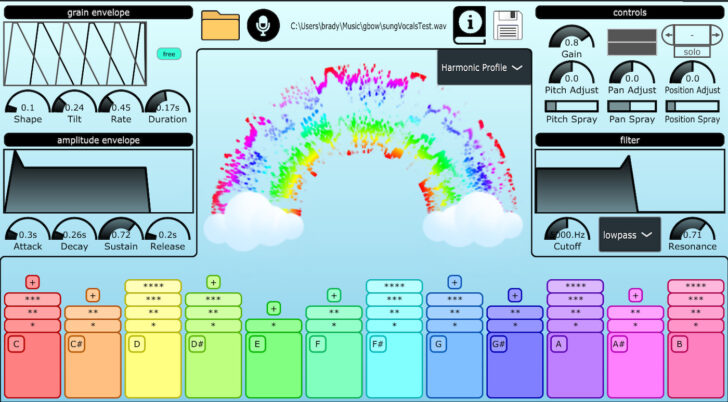gRainbow Granular Synthesizer