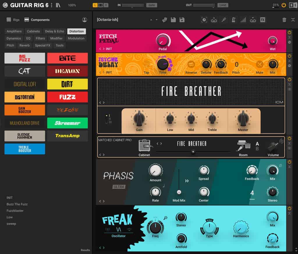 Guitar Rig 6 by Native Instruments.