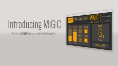 MiGiC is a free guitar to MIDI VST/AU plugin by Bituosity.