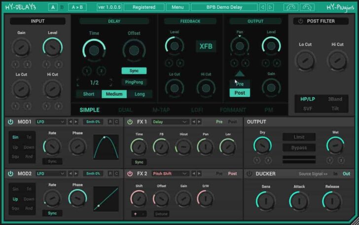 HY-Plugins Releases HY-Delay3 VST Plugin (Free Version Available)