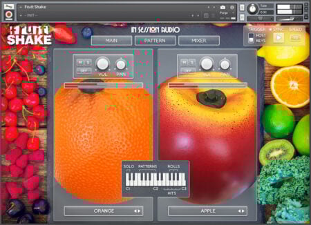 In Session Audio offers Fruit Shake for Kontakt Player FREE for a limited time