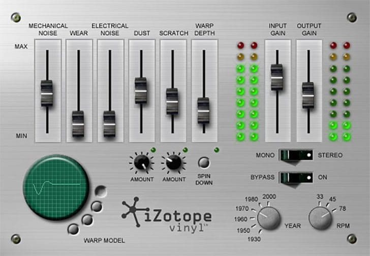 iZotope Vinyl FREE Lo-Fi VST Plugin Effect!