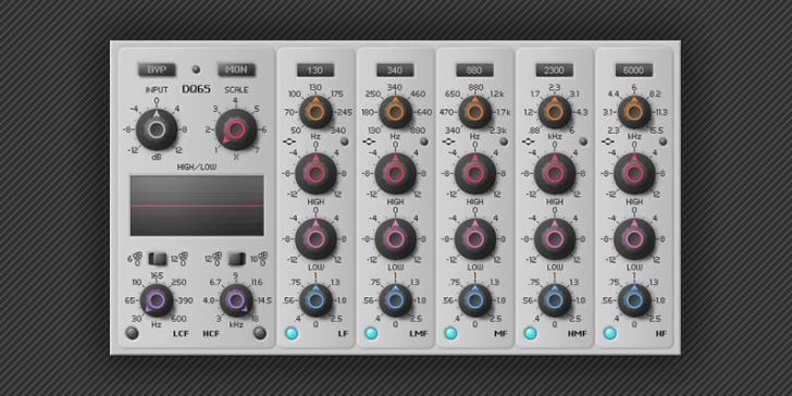 DQ65 FREE dynamic equalizer VST plugin by J1000.