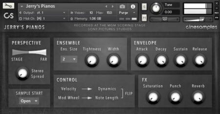 FREE Jerry's Pianos Kontakt Instrument by Cinesamples.
