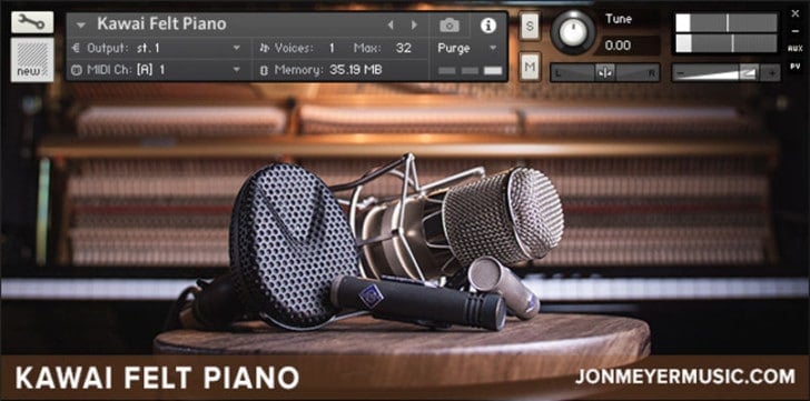 FREE Felt Piano Sample Library Released By Jon Meyer Music
