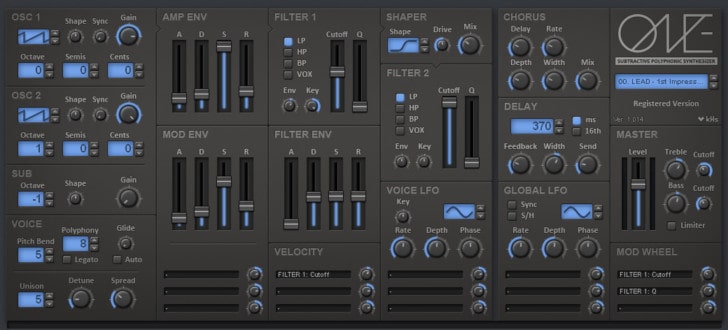 kHs One by kiloHearts